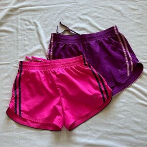 Danskin Now (Lot of 2) Pink & Purple Athletic Jogging Running Short Size XS(0-2)